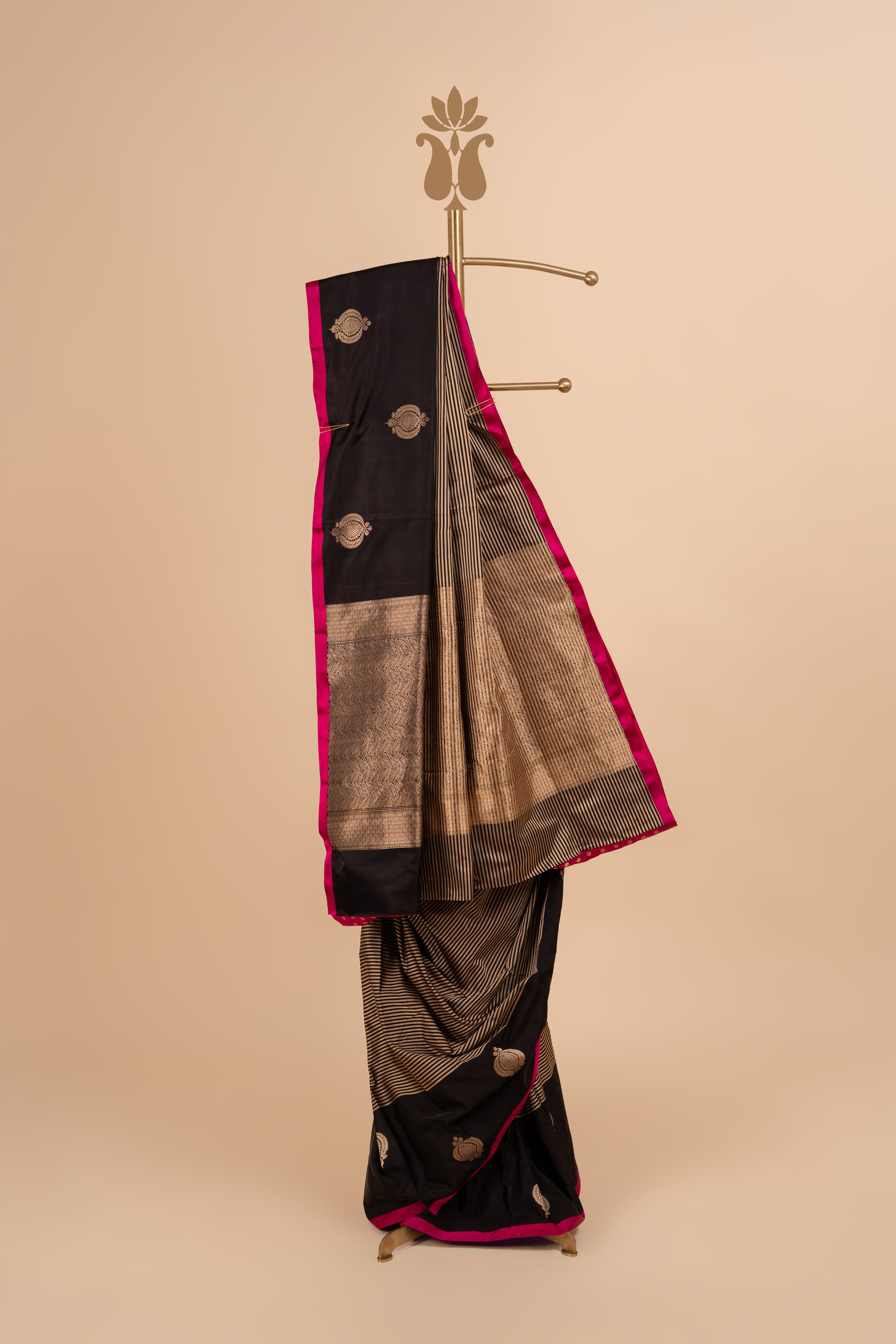 Banarasi Satin Silk With Glossy Finish Saree