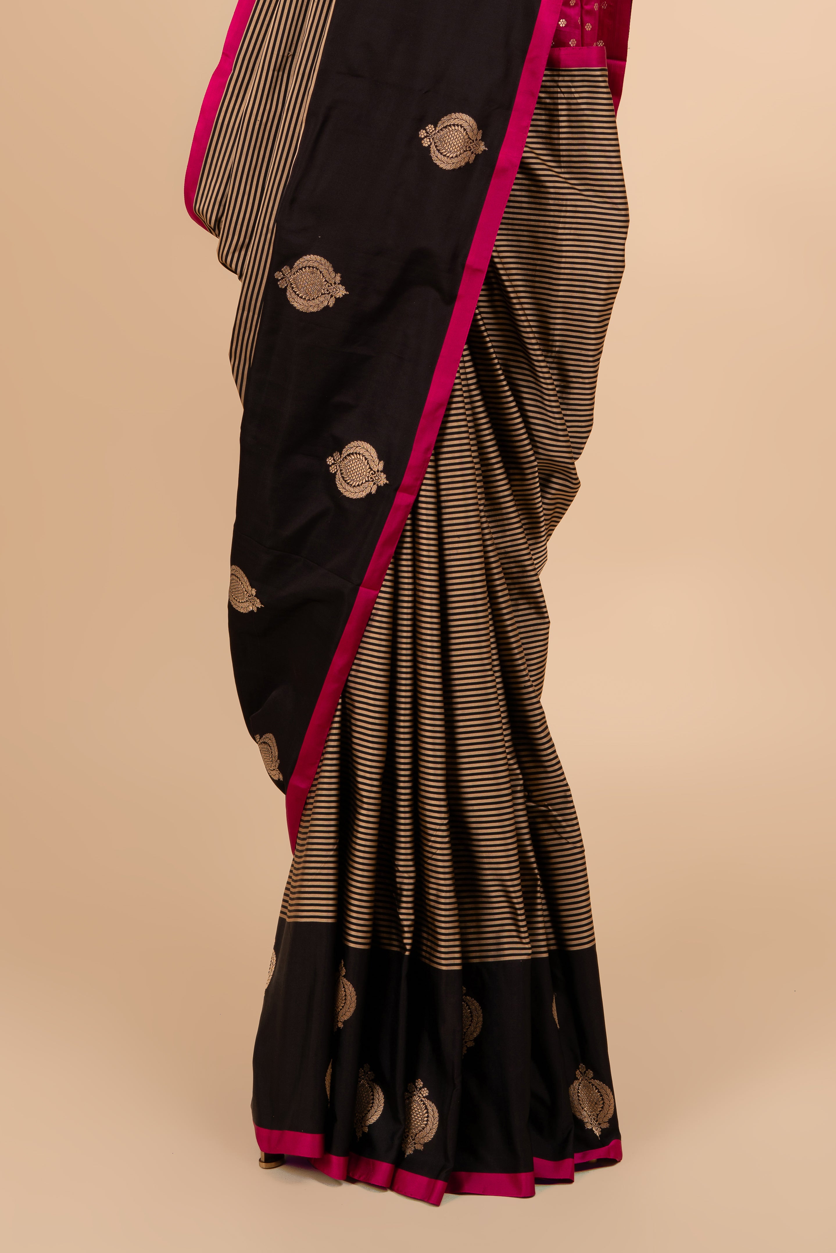 Banarasi Satin Silk With Glossy Finish Saree