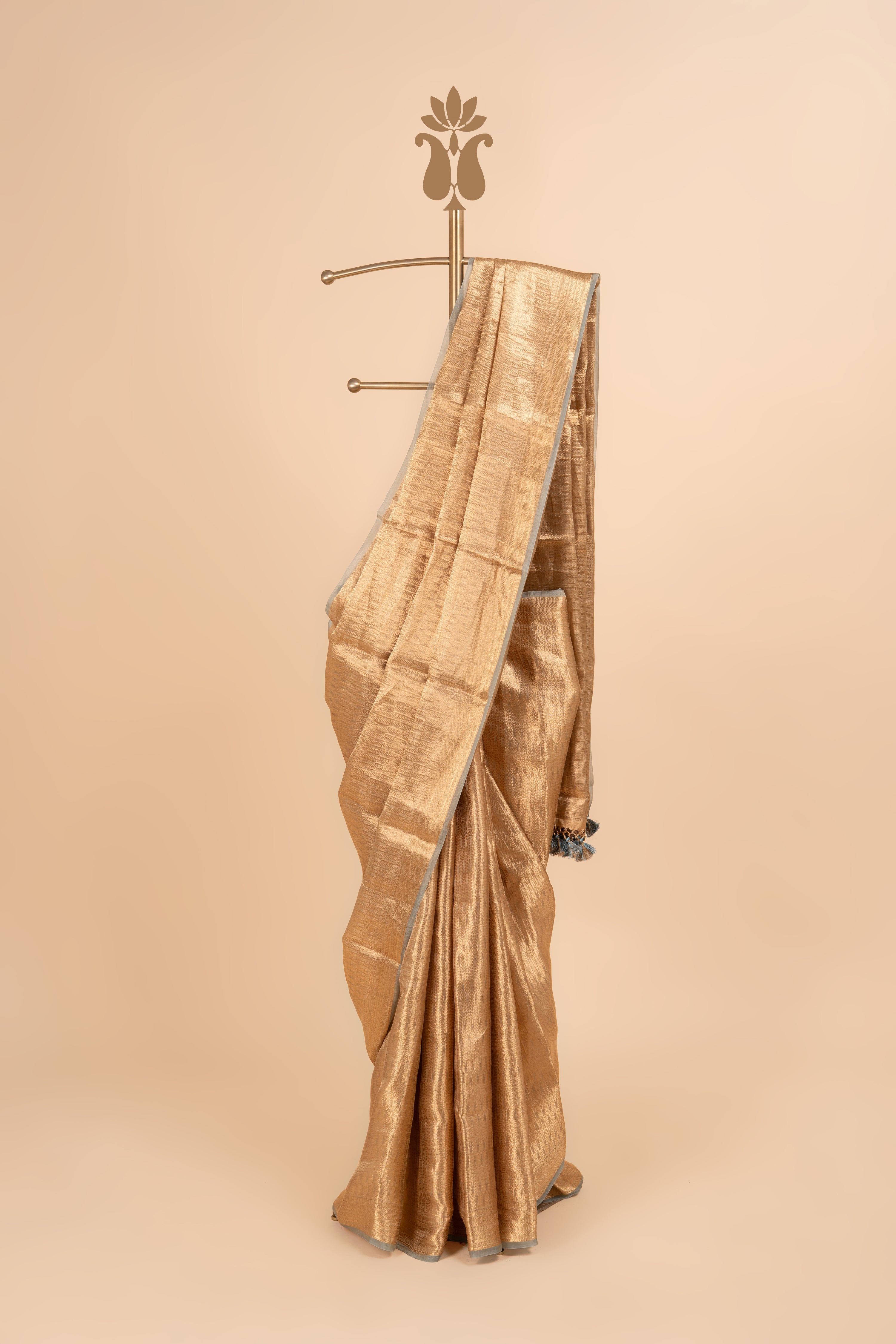 Classic Gold Banarasi Tissue Saree