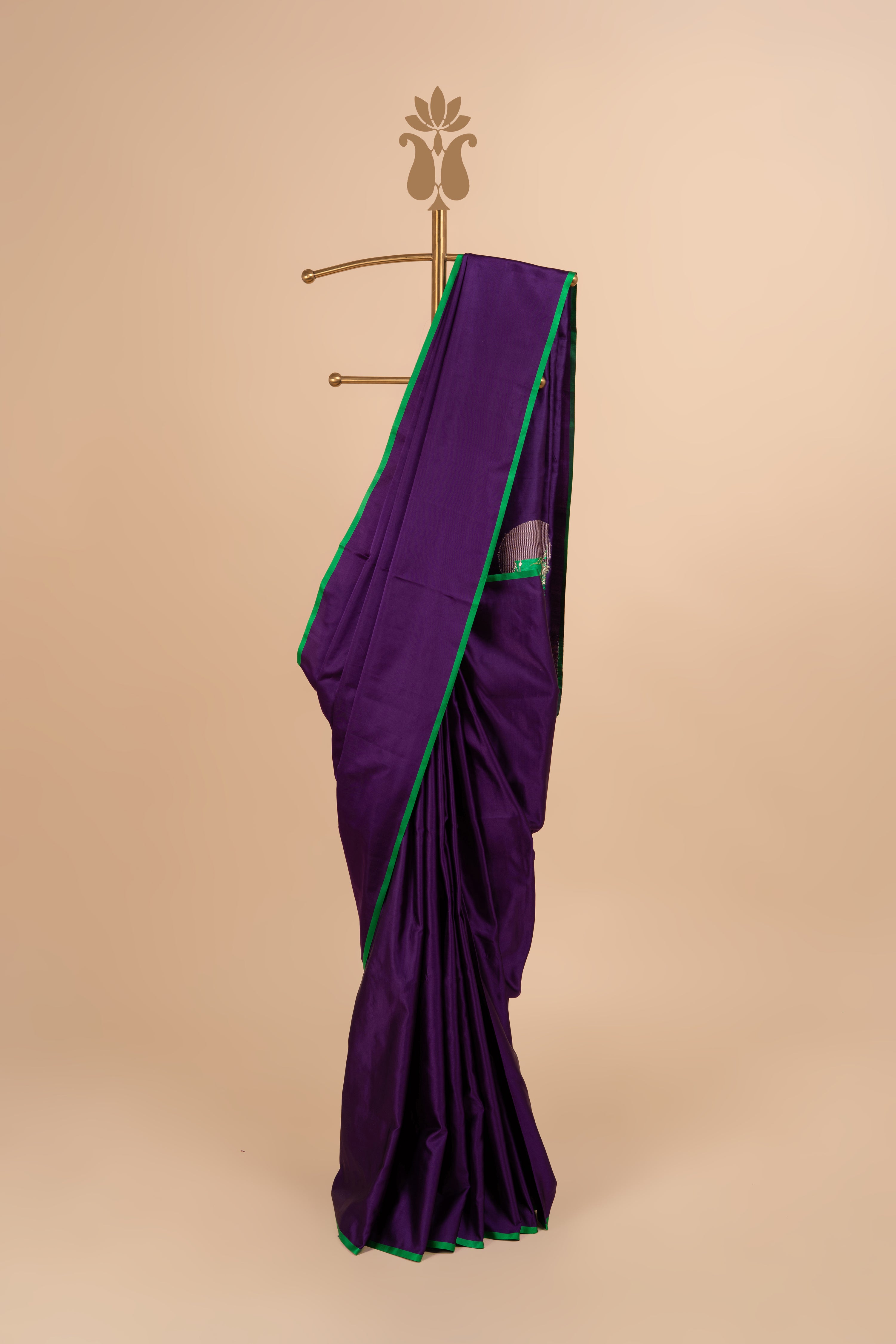 Purple Luxuruy Banarasi Opluence Saree