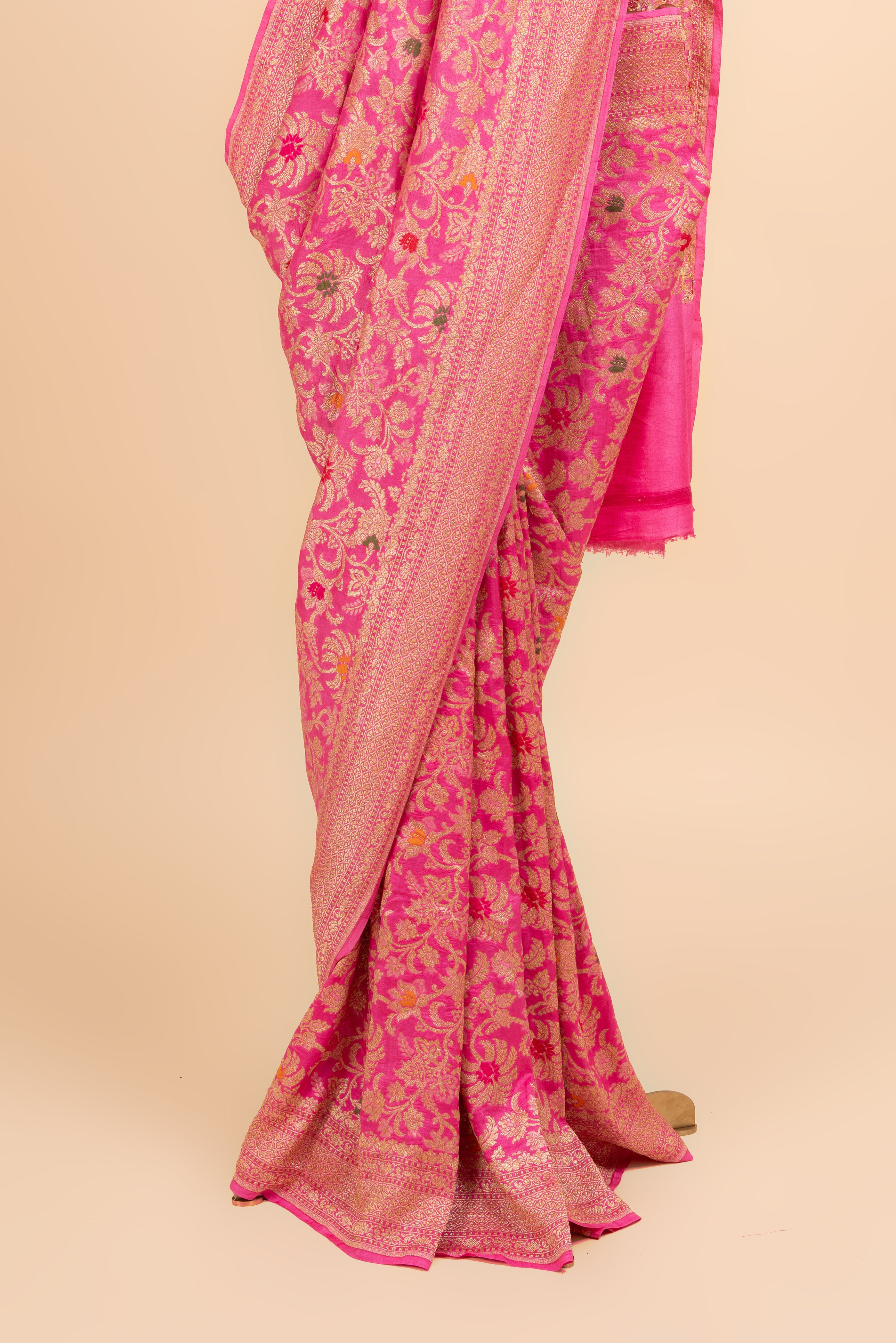 Timeless Pink Banarasi Grace Saree