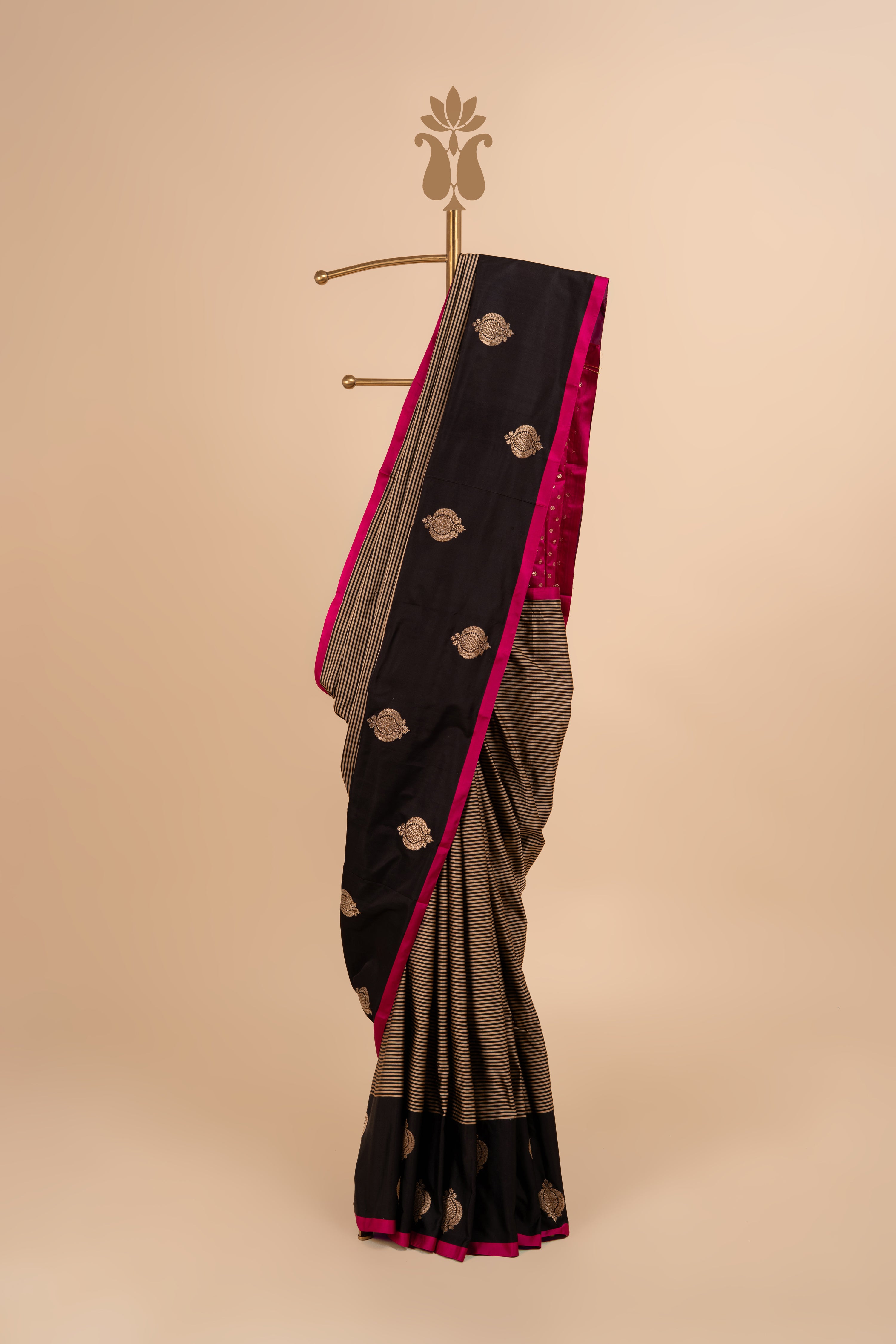 Banarasi Satin Silk With Glossy Finish Saree