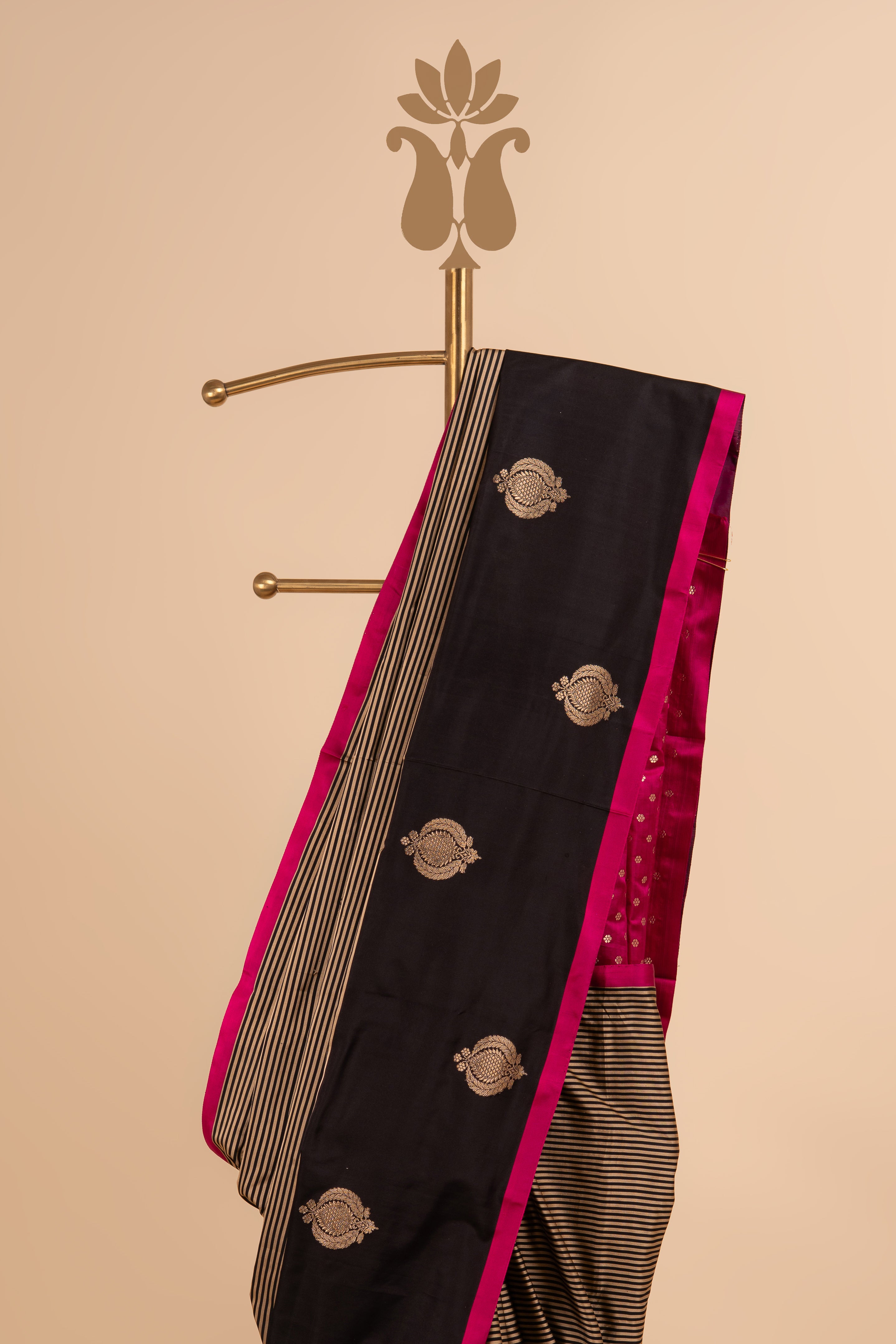 Banarasi Satin Silk With Glossy Finish Saree