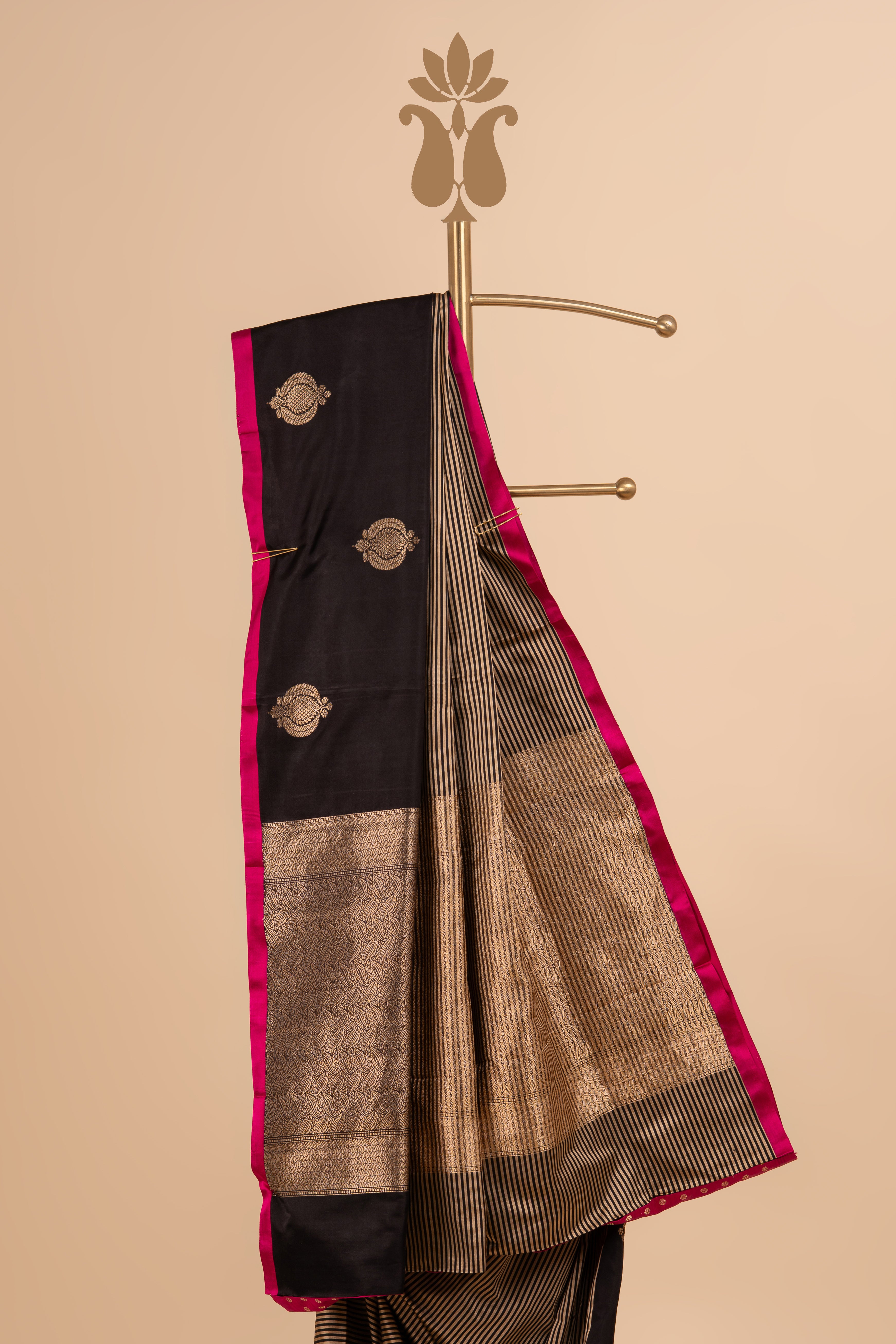 Banarasi Satin Silk With Glossy Finish Saree