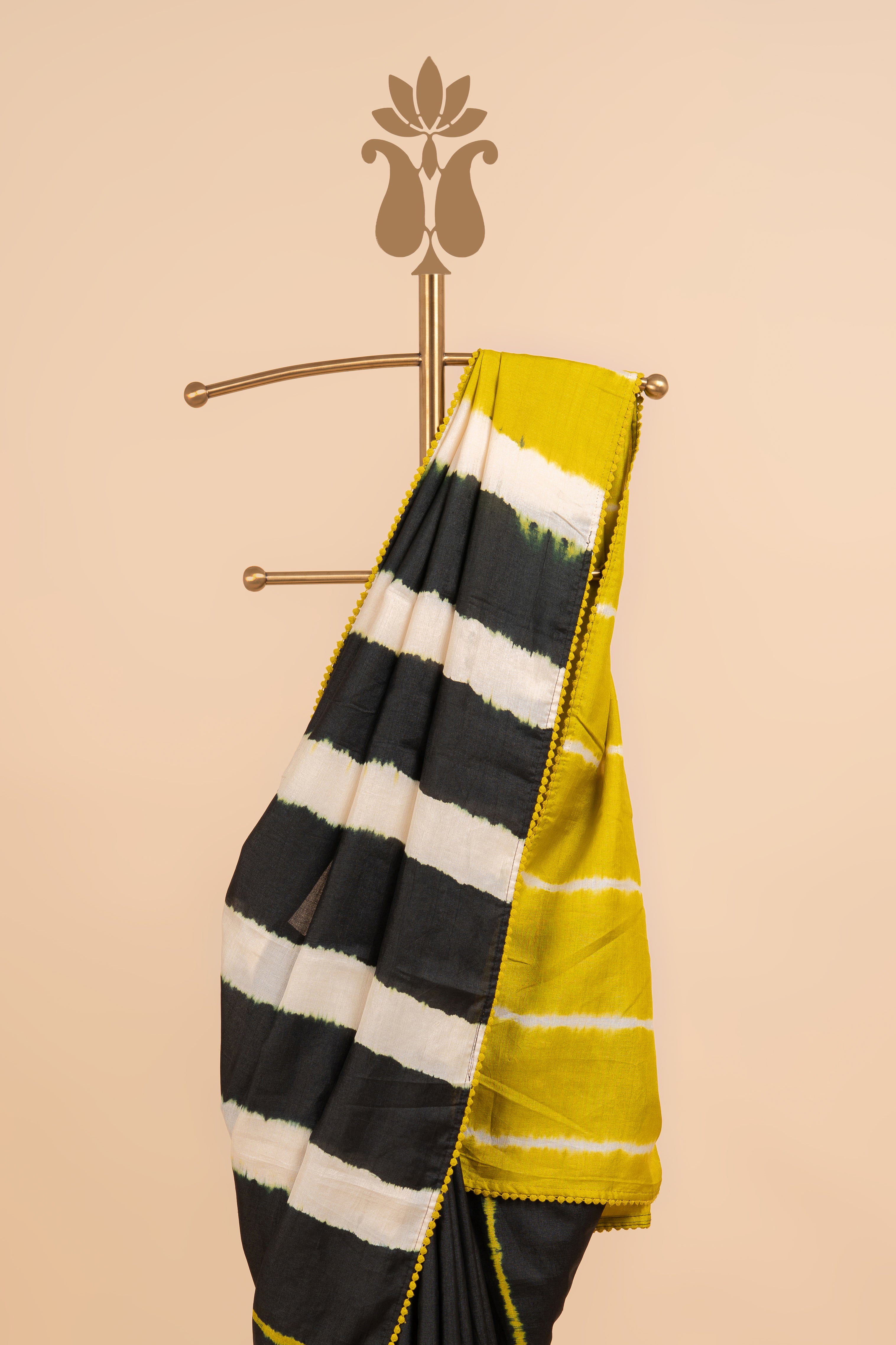 Black Handcrafted Luxury Saree