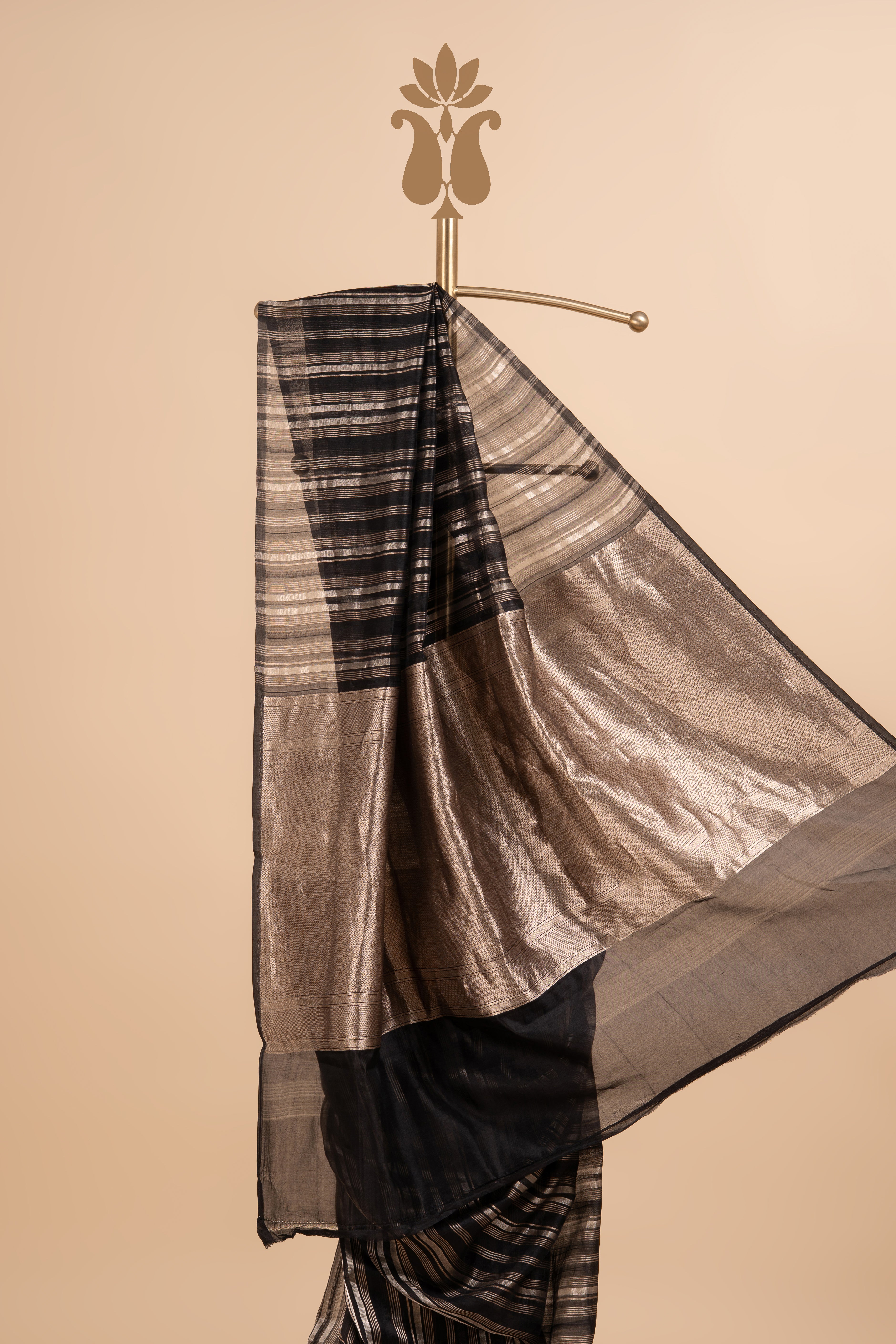 Black Party Ready Shine Saree