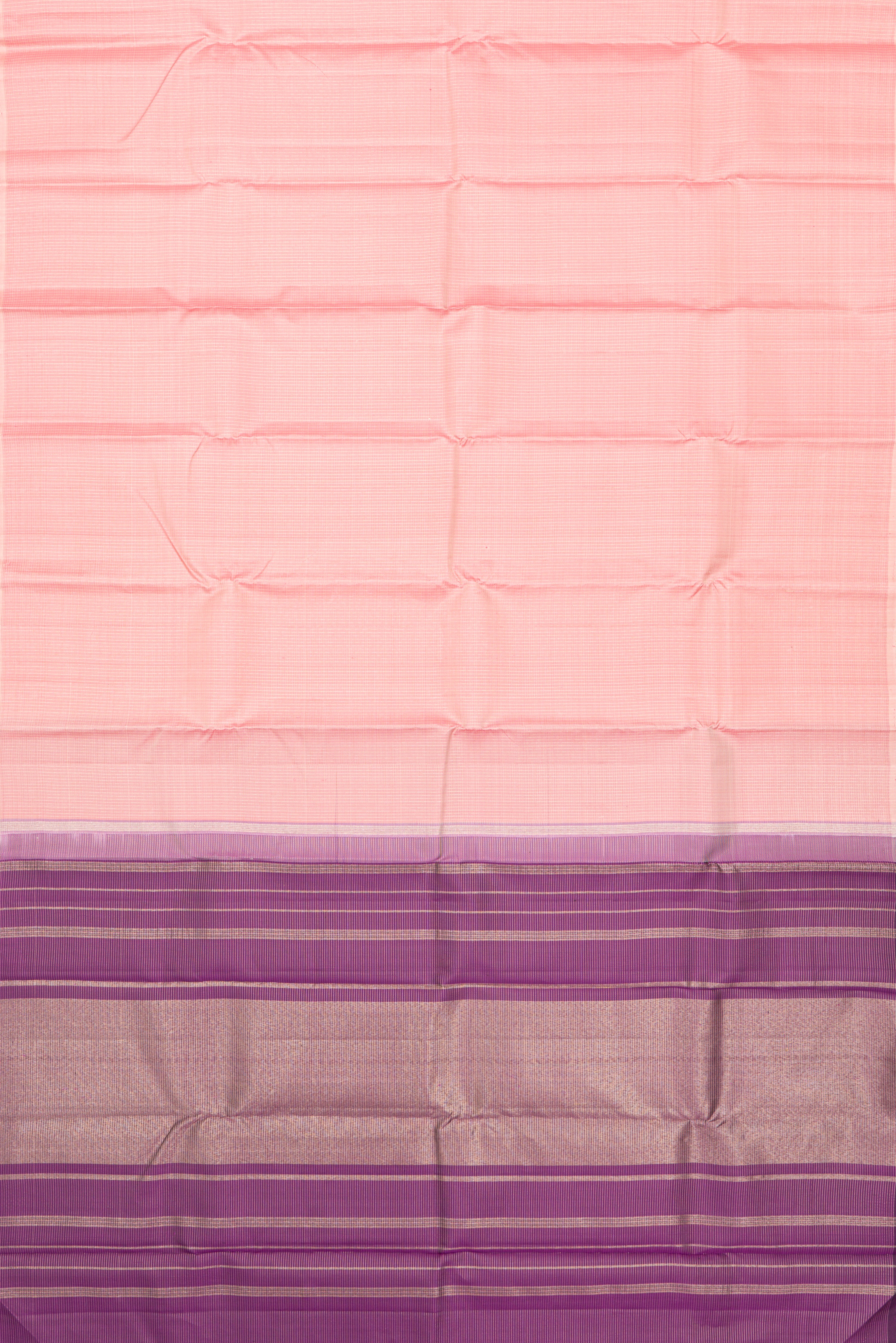 Borderless Fine Zari Checks Kanjeevaram