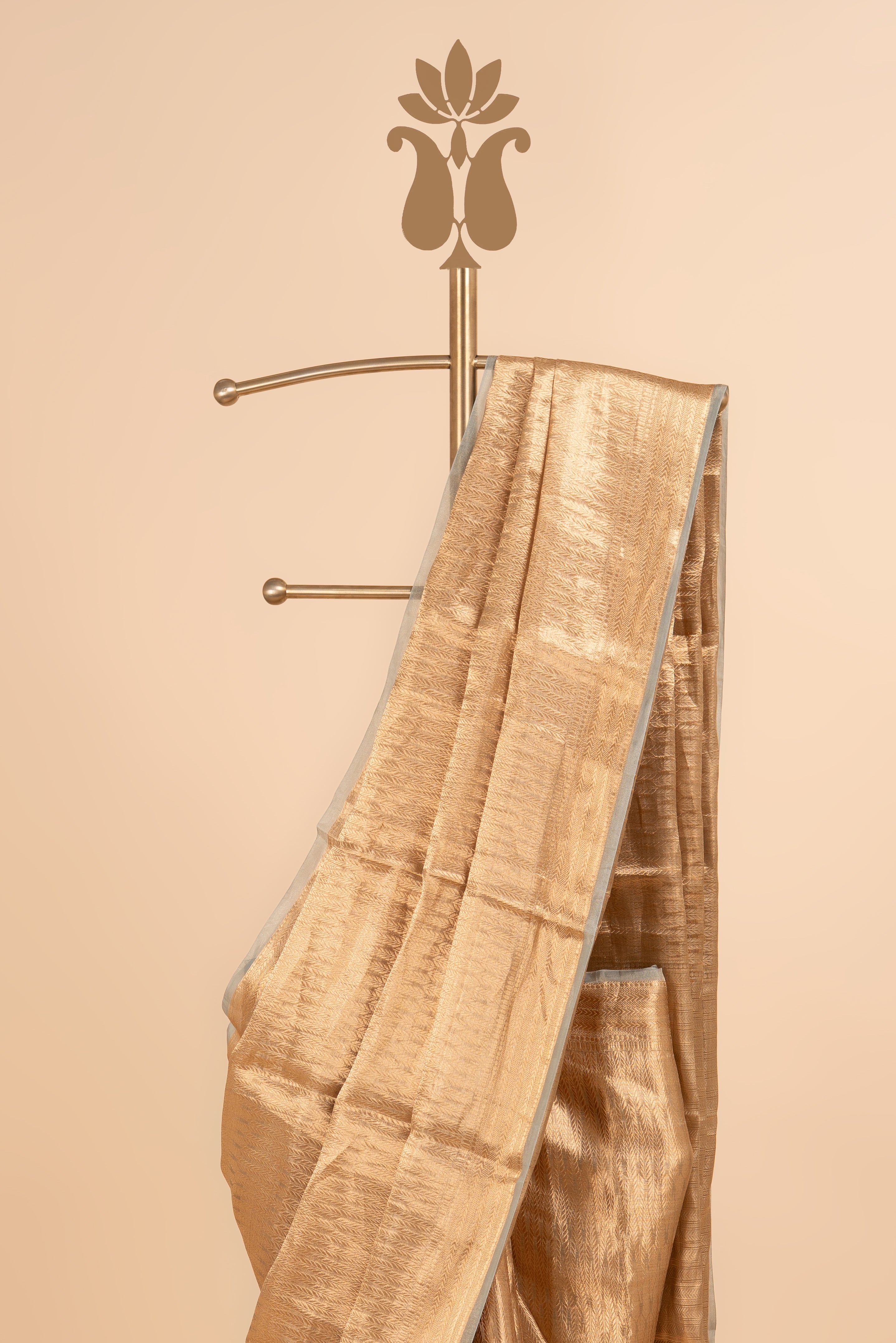 Classic Gold Banarasi Tissue Saree