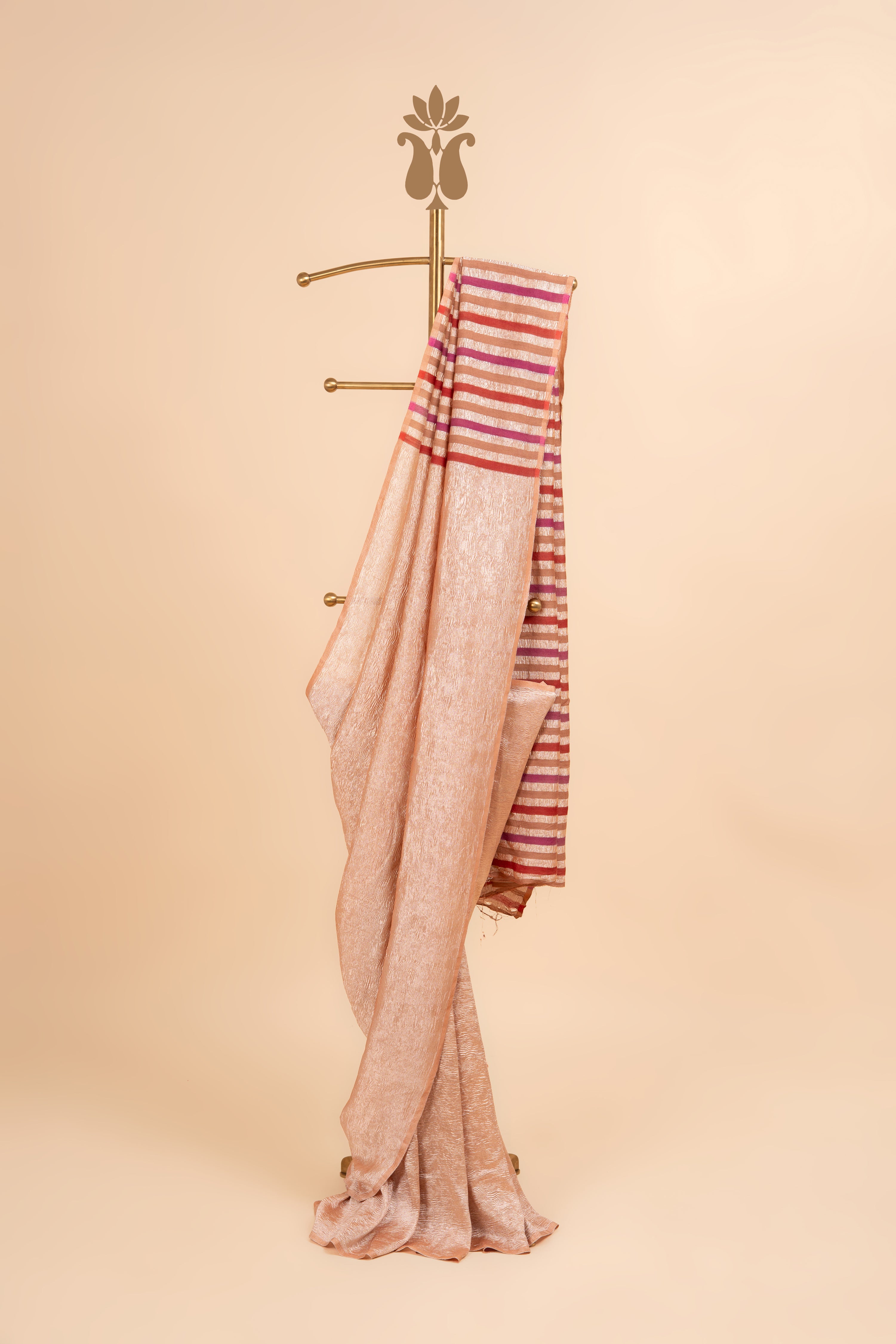 Contemporary Royalty Copper Saree
