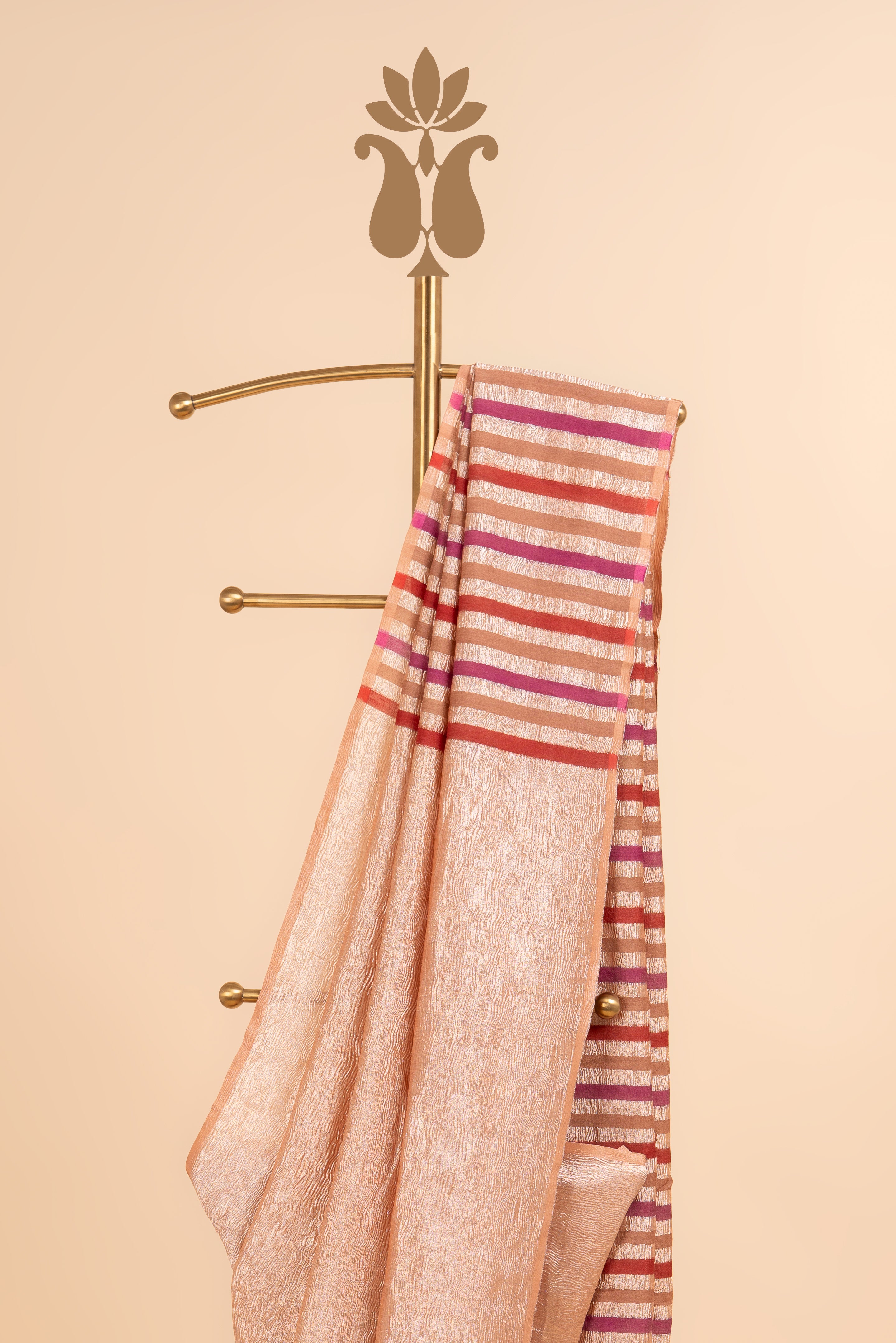 Contemporary Royalty Copper Saree