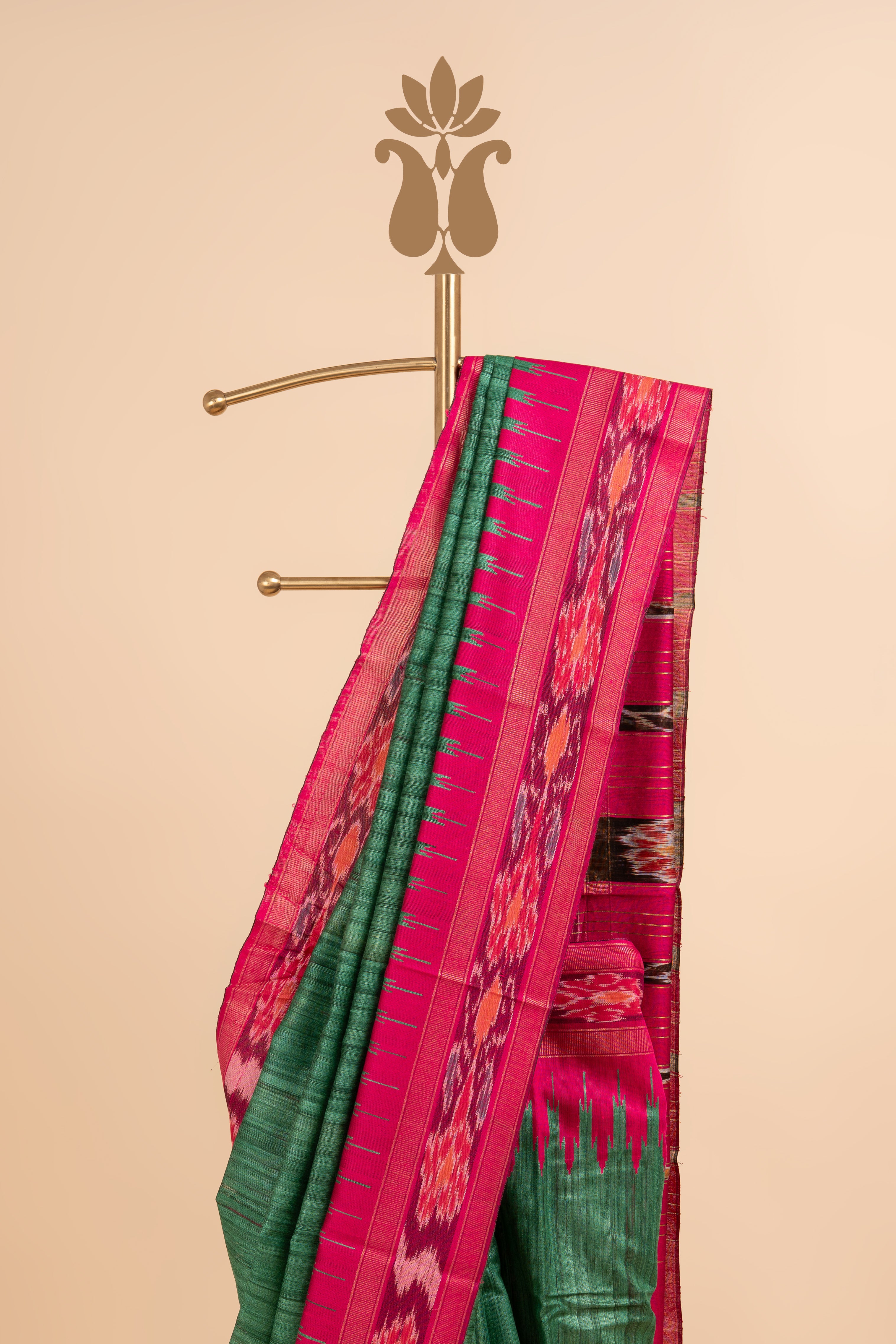 Contemporary Traditional Ghicha Tussar Saree