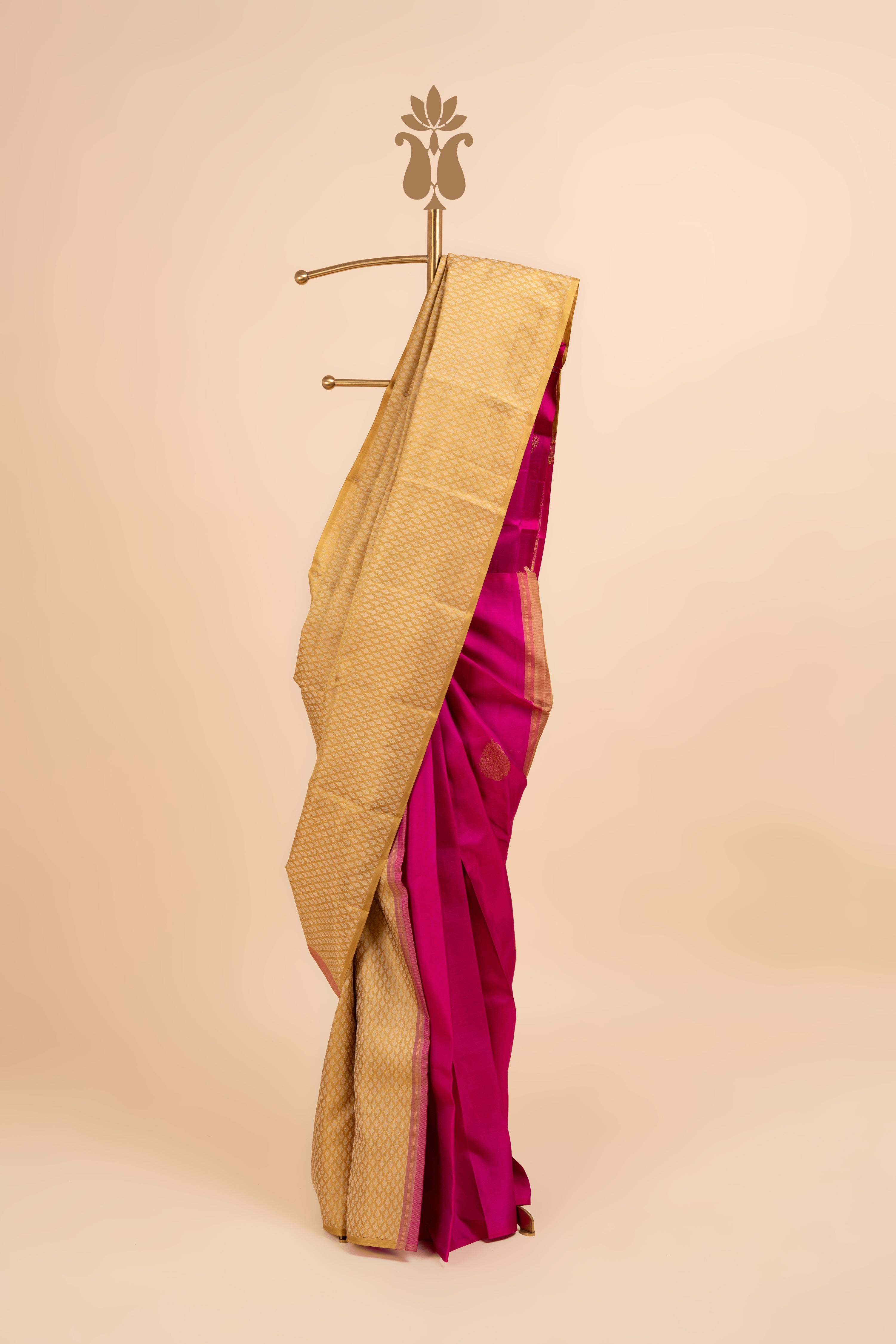 Borderless Kanjeevaram with Resham Brocade