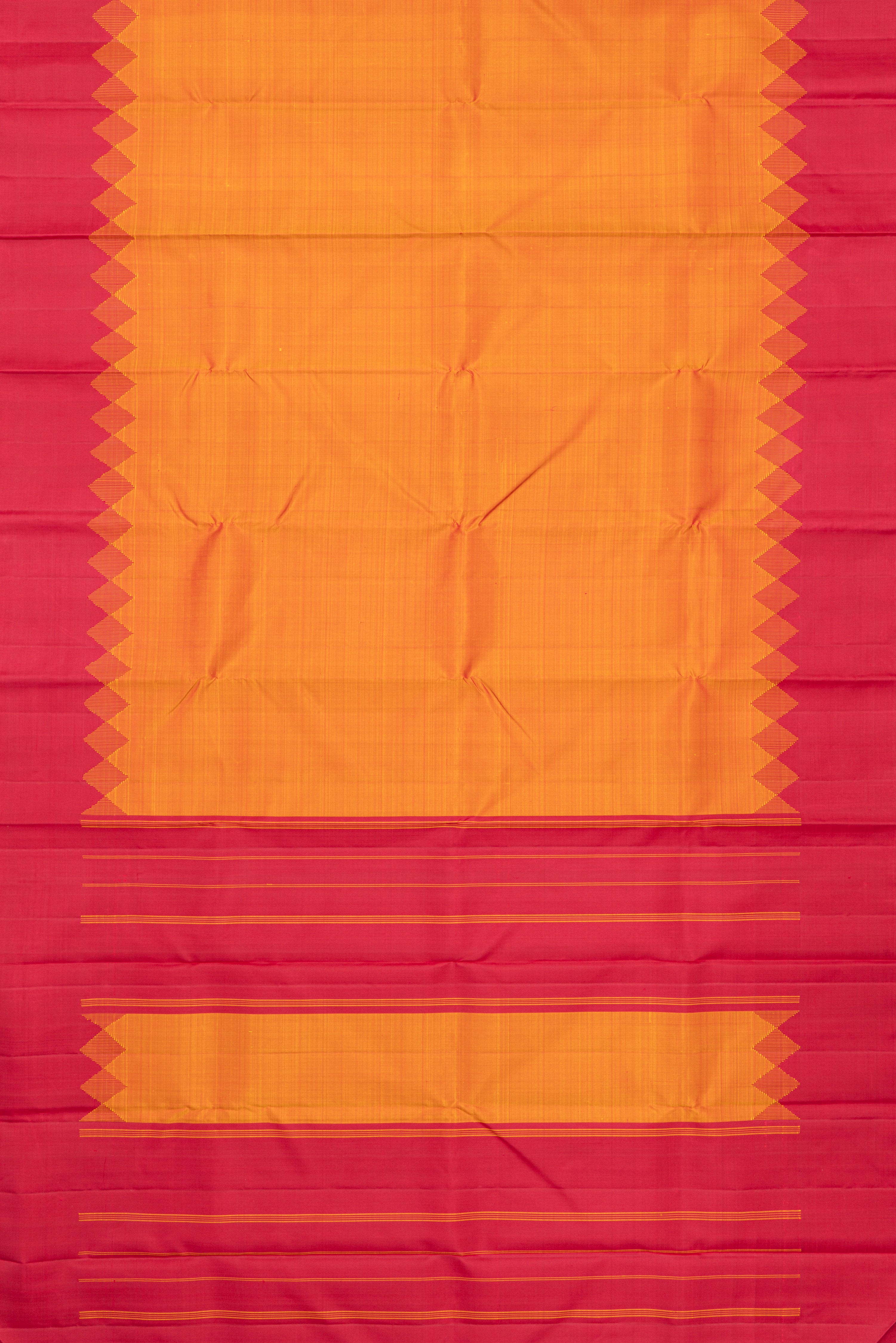 Contemporary No Zari Kanjeevaram
