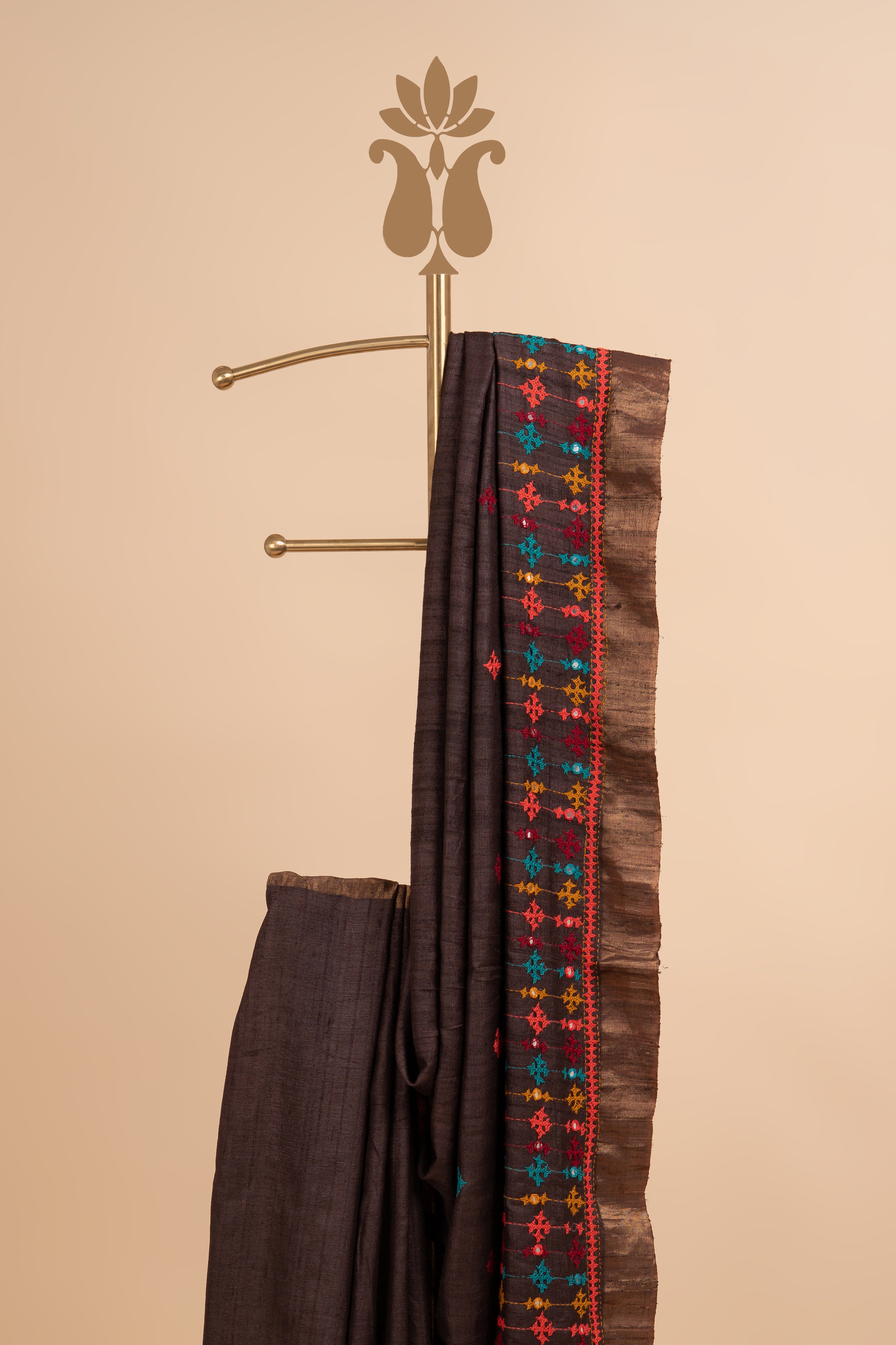 Festive Heirloom Tussar Silk Saree