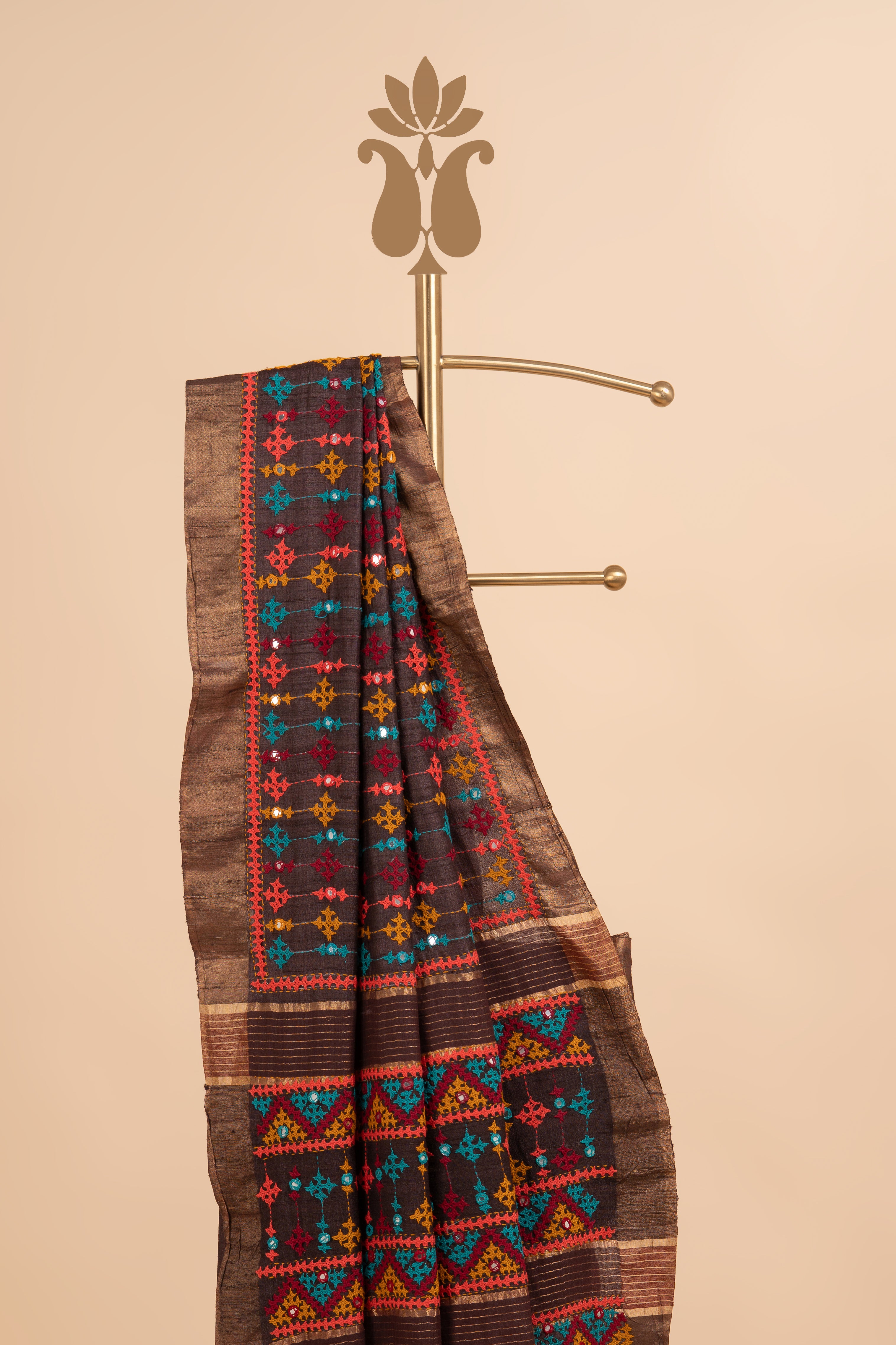 Festive Heirloom Tussar Silk Saree