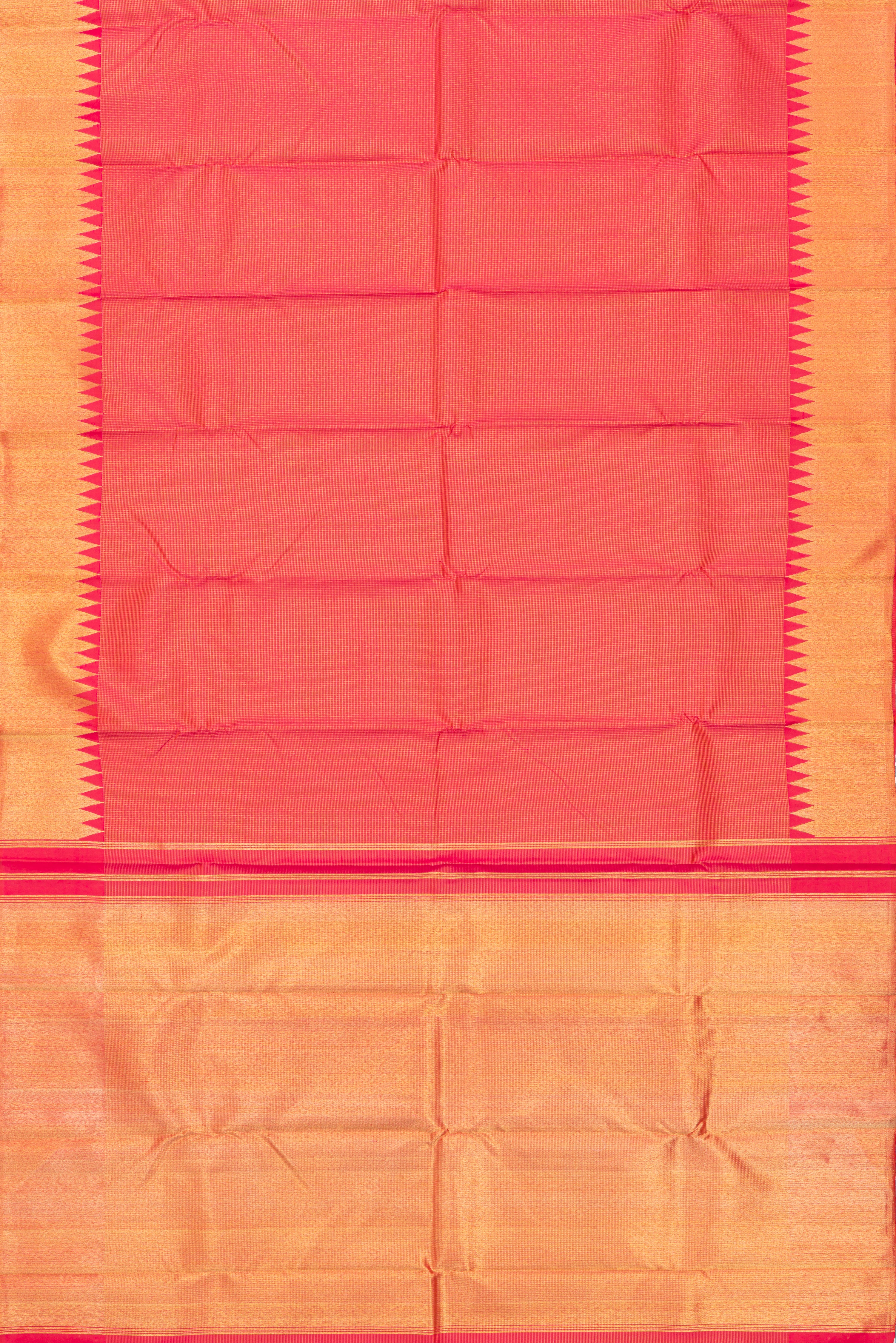 Majestic Temple Border Kanjeevaram