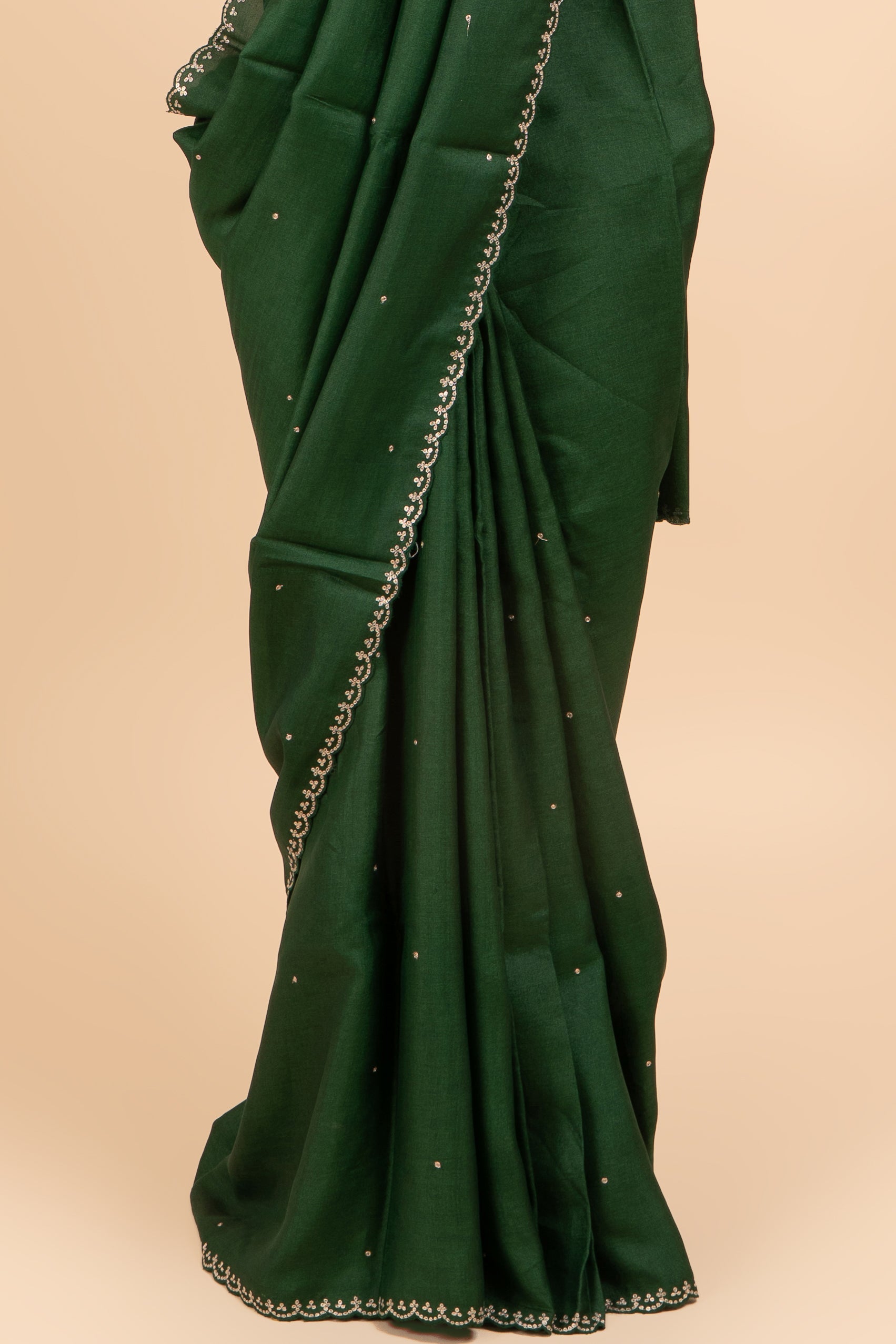 Minimal & Classy Tussar Elegance