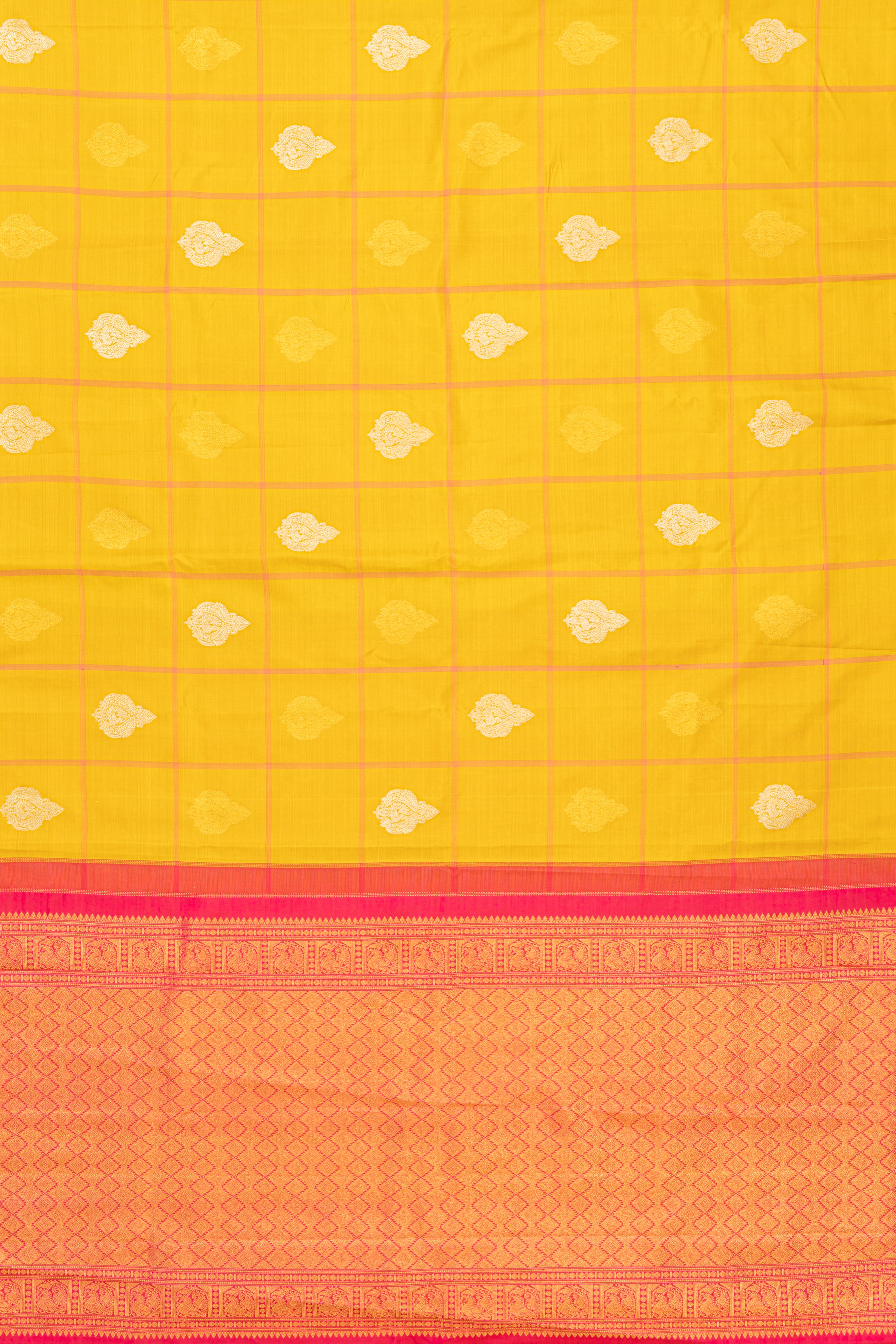 Minimalist Modern Borderless Kanjeevaram