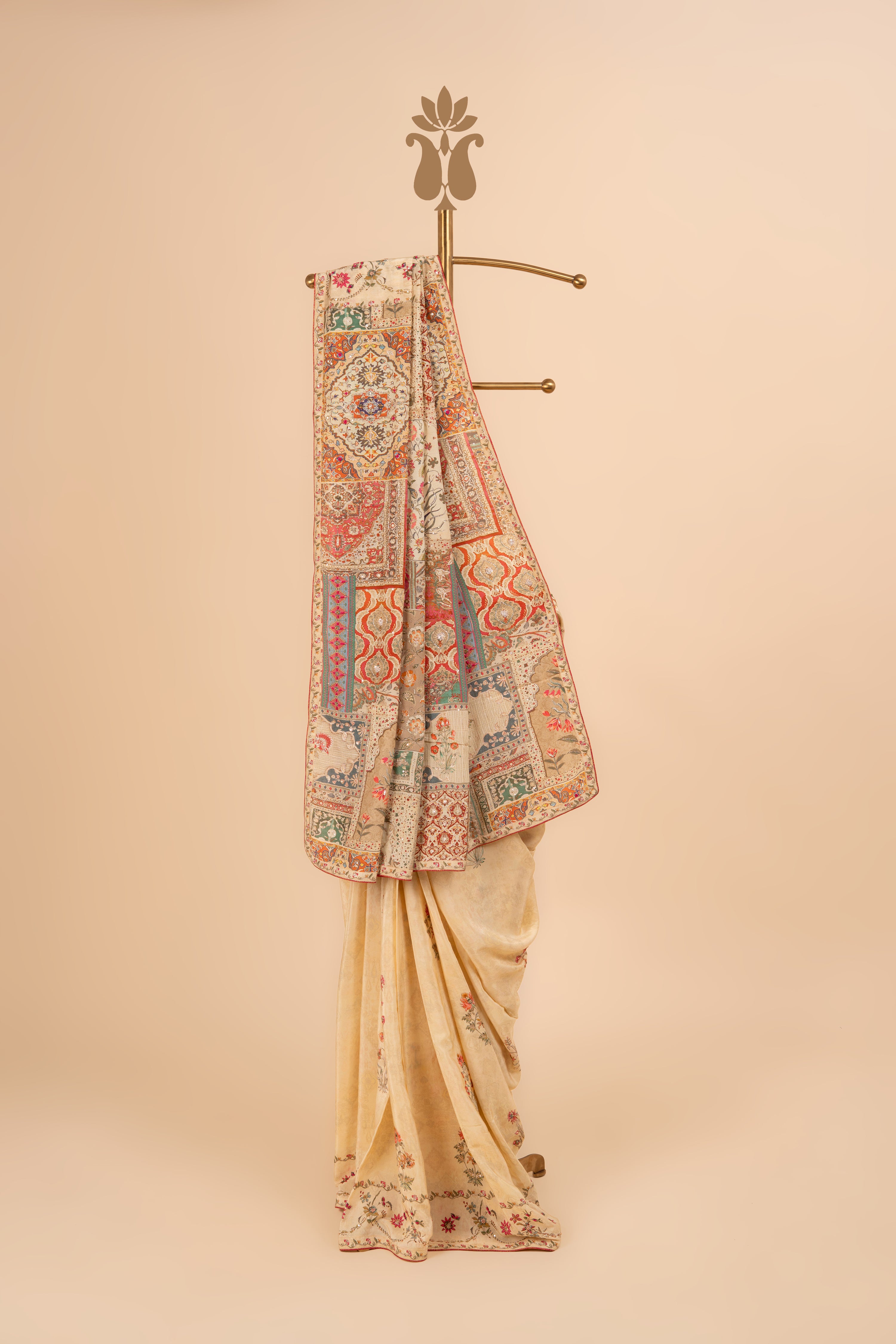 Off White Elegance Saree