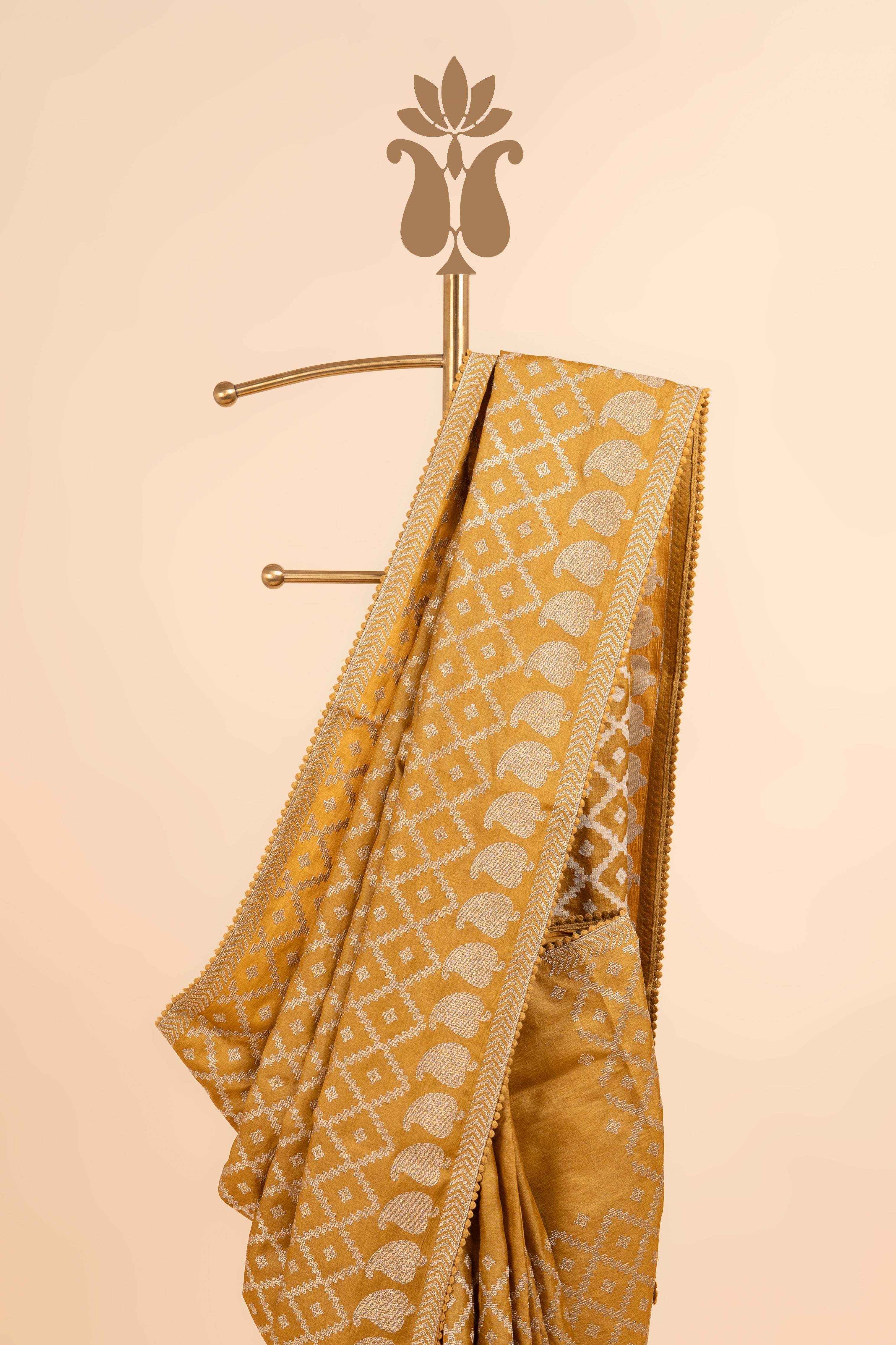 Pure Tussar Embroidered Saree