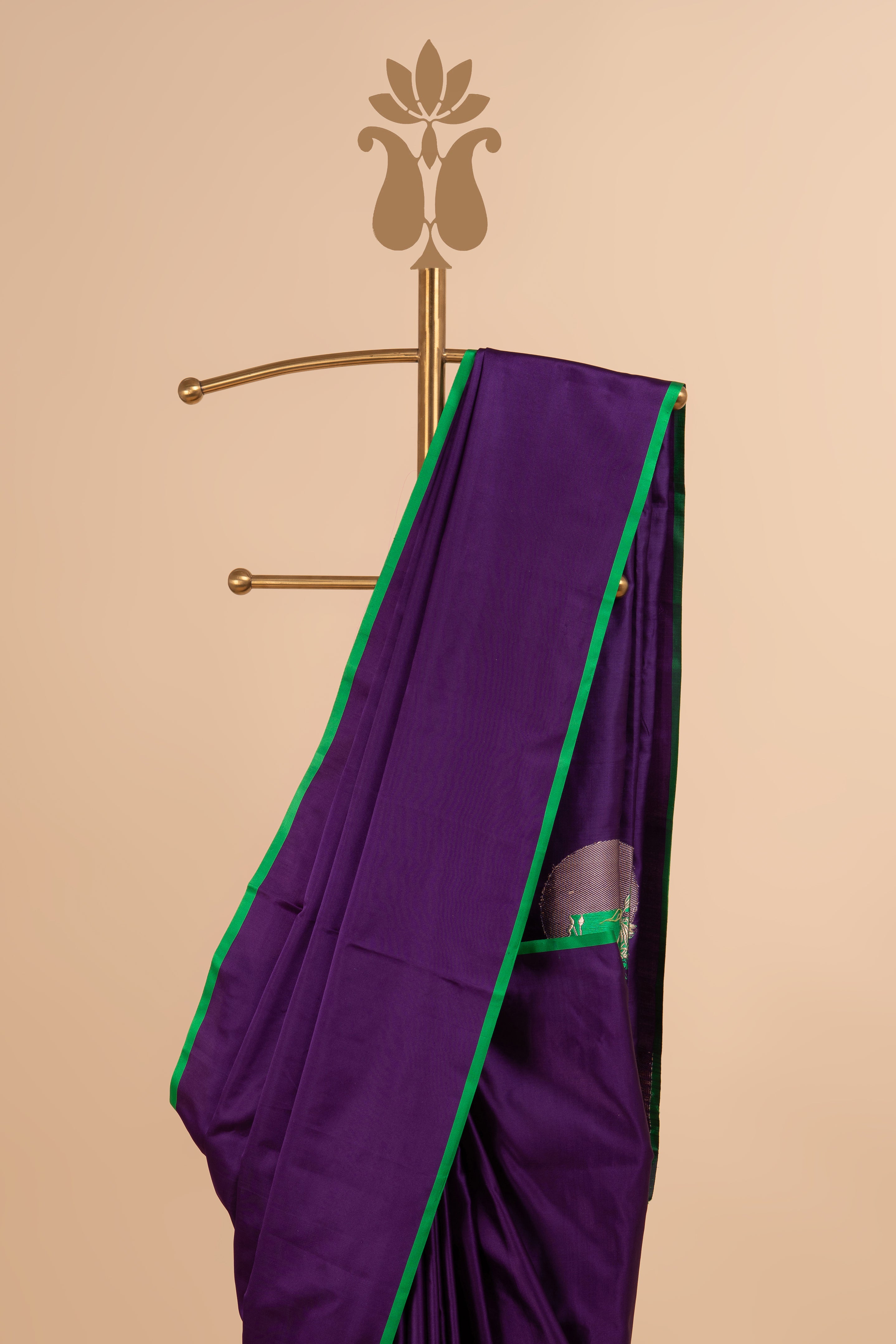 Purple Luxuruy Banarasi Opluence Saree