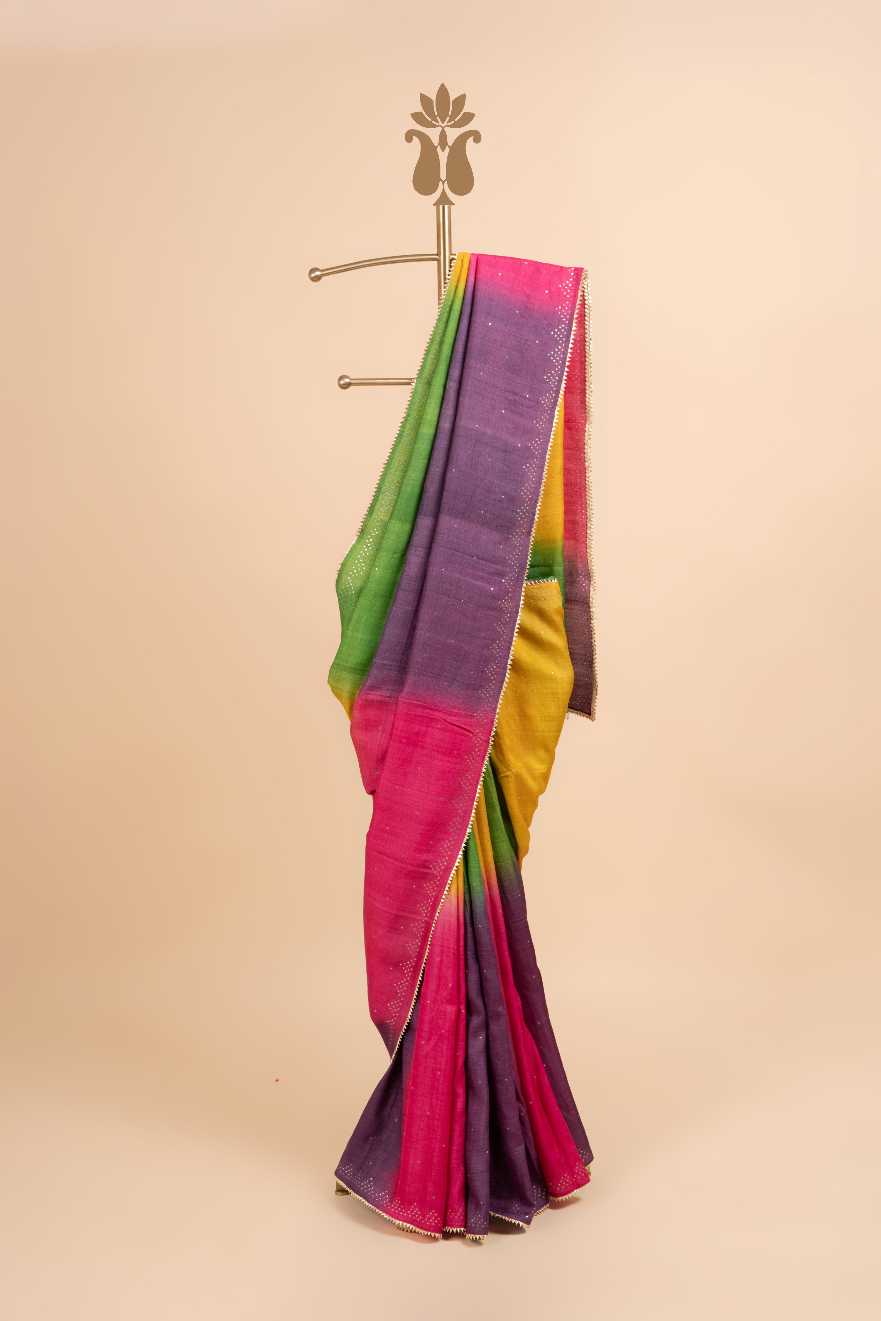 Shaded Tussar Saree