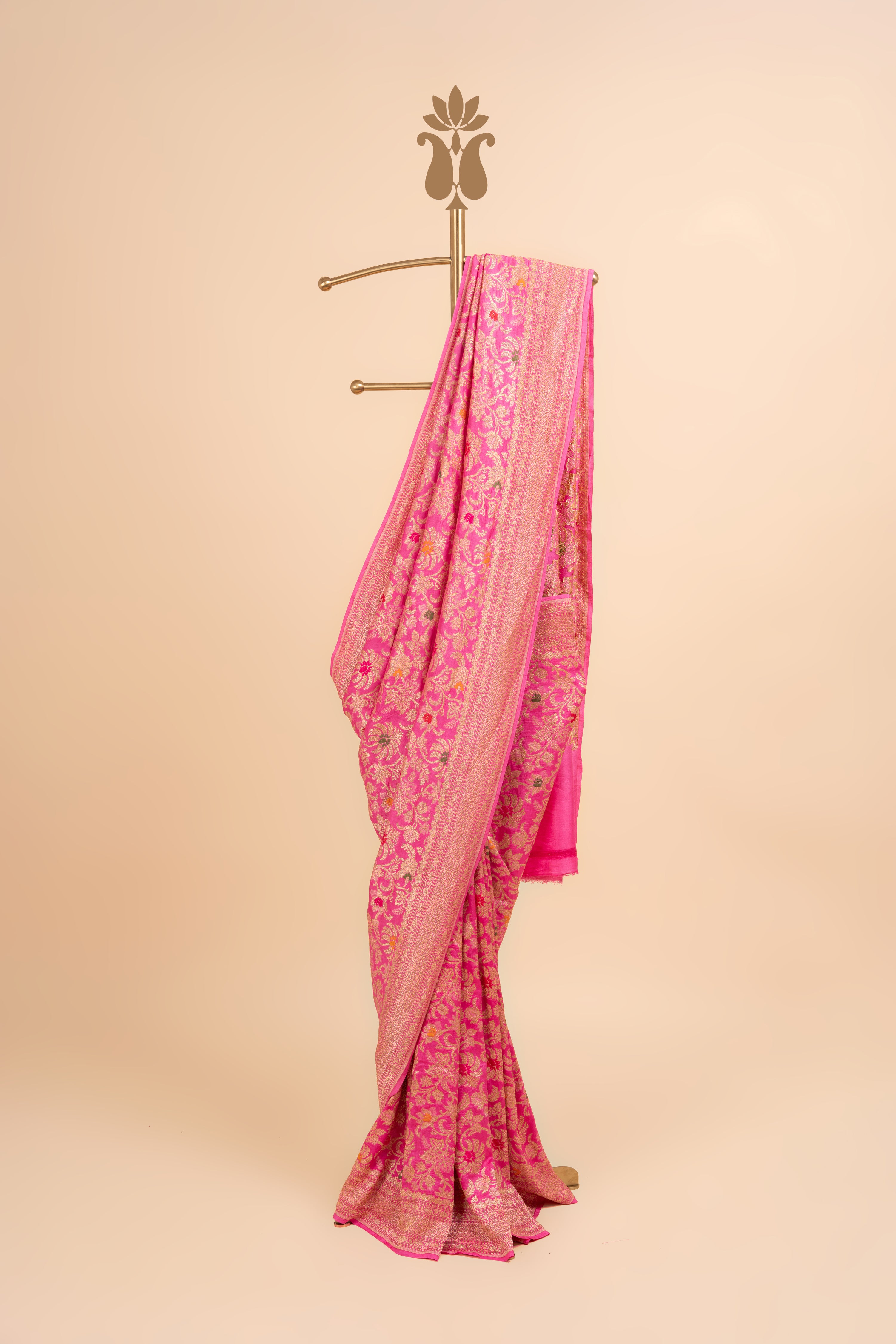 Timeless Pink Banarasi Grace Saree