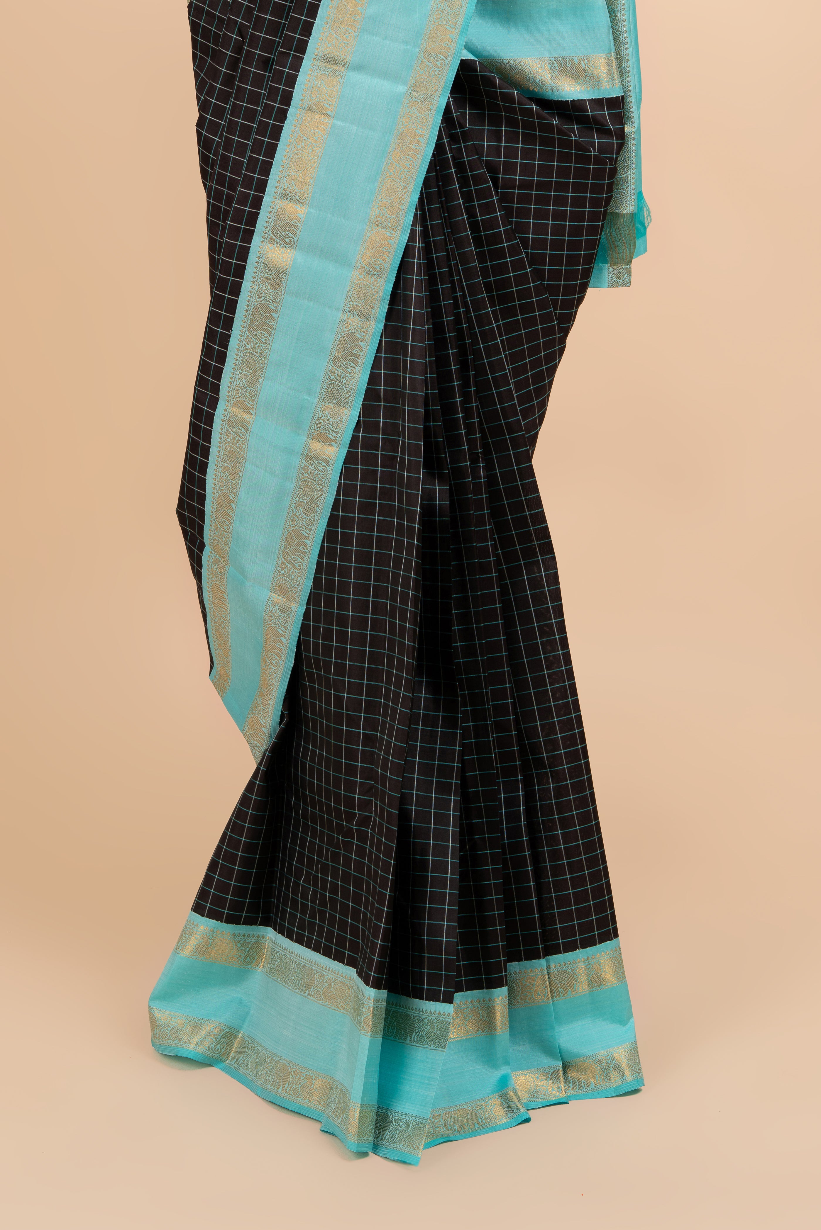 Timeless checks Kanjeevaram